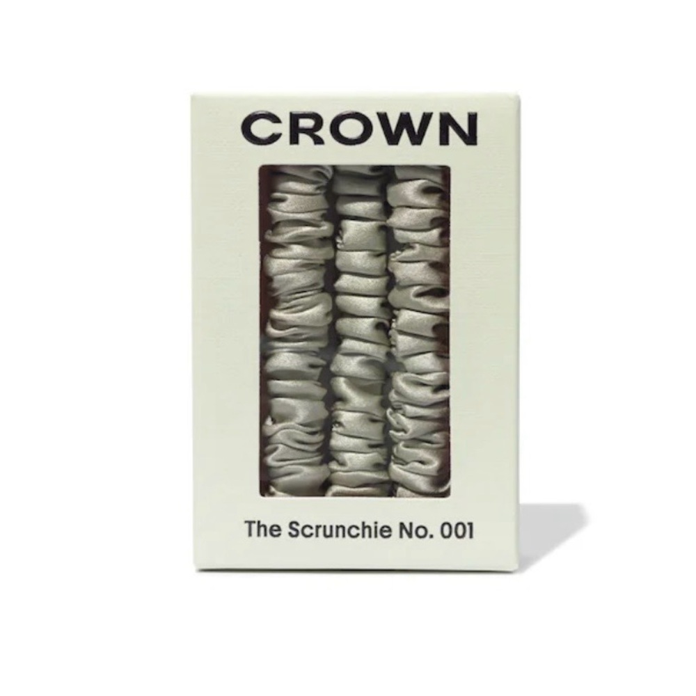 Crown Affair The Silk Scrunchie No. 001 Set
